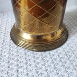 Vintage brass umbrella stand