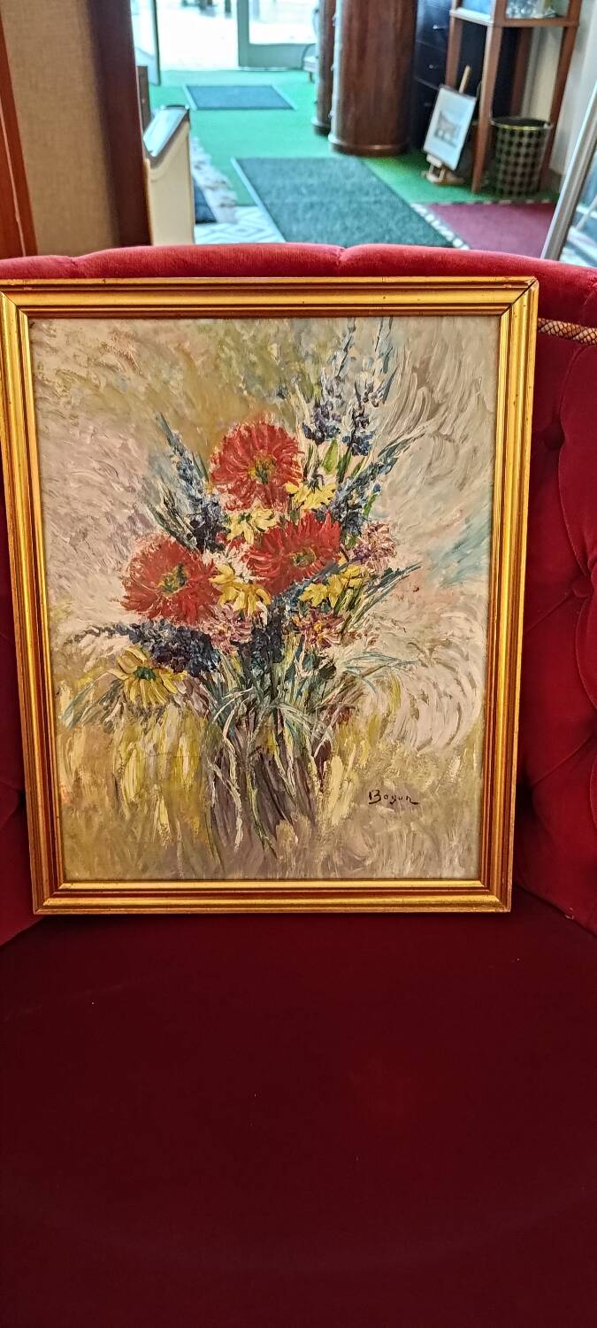 Flower bouquet painting