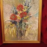 Flower bouquet painting