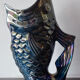 Blue lustre porcelain fish jug