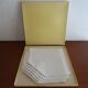 6 old monogrammed G cotton napkins