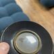 Pair of witch mirrors Napoleon III, 12cm, antique glass, curiosity, antique, black