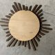 Rattan sun mirror