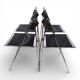 Lübke 4-piece set of folding dining chairs by Fantoni&Geraci, 1969