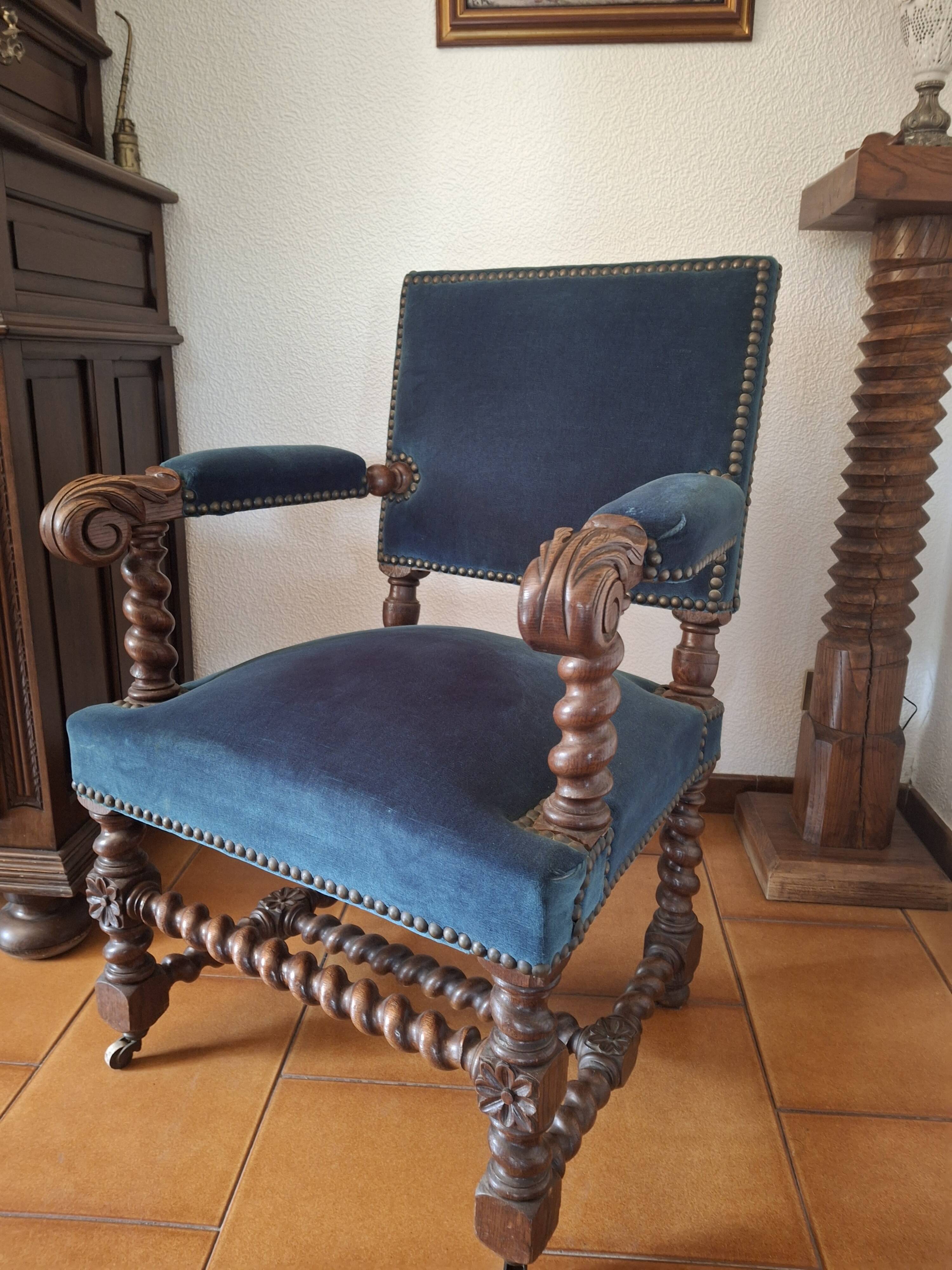 Louis XIII office chair