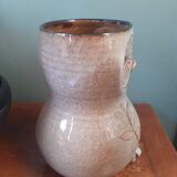 Vintage zoomorphic owl vase