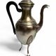 Set of three silver-plated tripod jugs, Empire, late 19th century