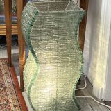 Danny lane (attributed) beautiful large glass plate lamp from the 1980s