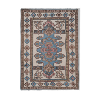 Vintage soft color turkish oushak rug 175 x 244 cm