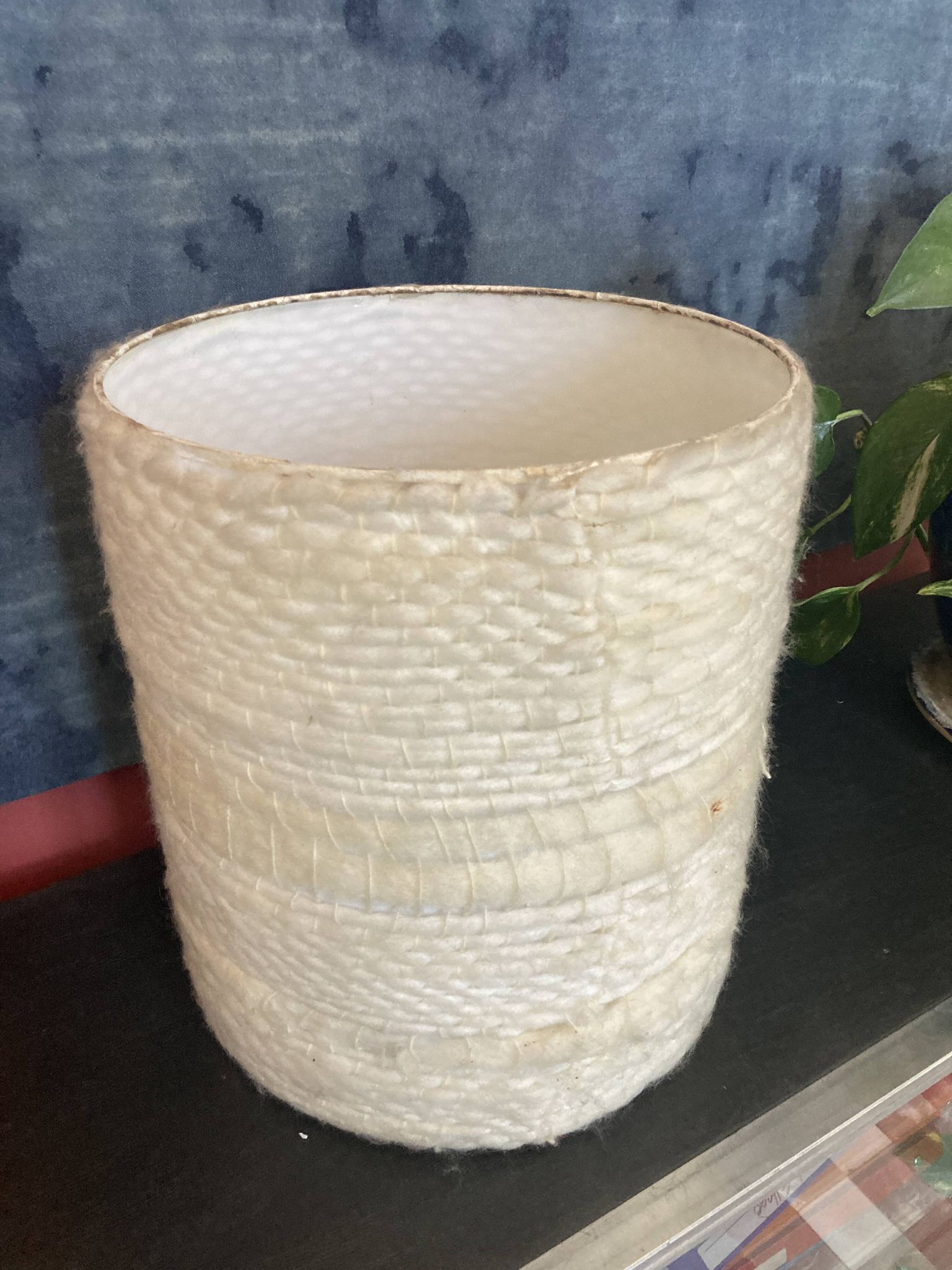 Abat jour vintage en laine