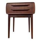 Vintage Scandinavian design bedside table in teak by the Danish Andersen.