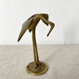 Golden brass bird