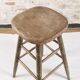 Large solid wood bar stool