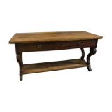 Walnut table draper XIX century