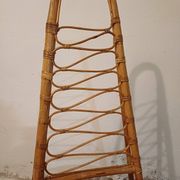 Chaise haute en rotin,  bambou