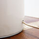 20th-century white opaline glass table lamp