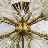 Brass chandelier 1980