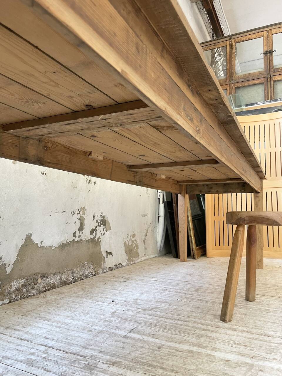 4m XXL pine and oak farmhouse table