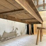 4m XXL pine and oak farmhouse table