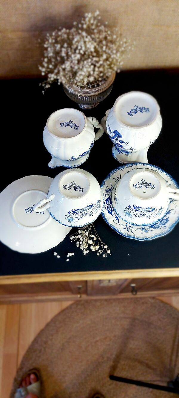 Service à thé Lancaster de Sarreguemines