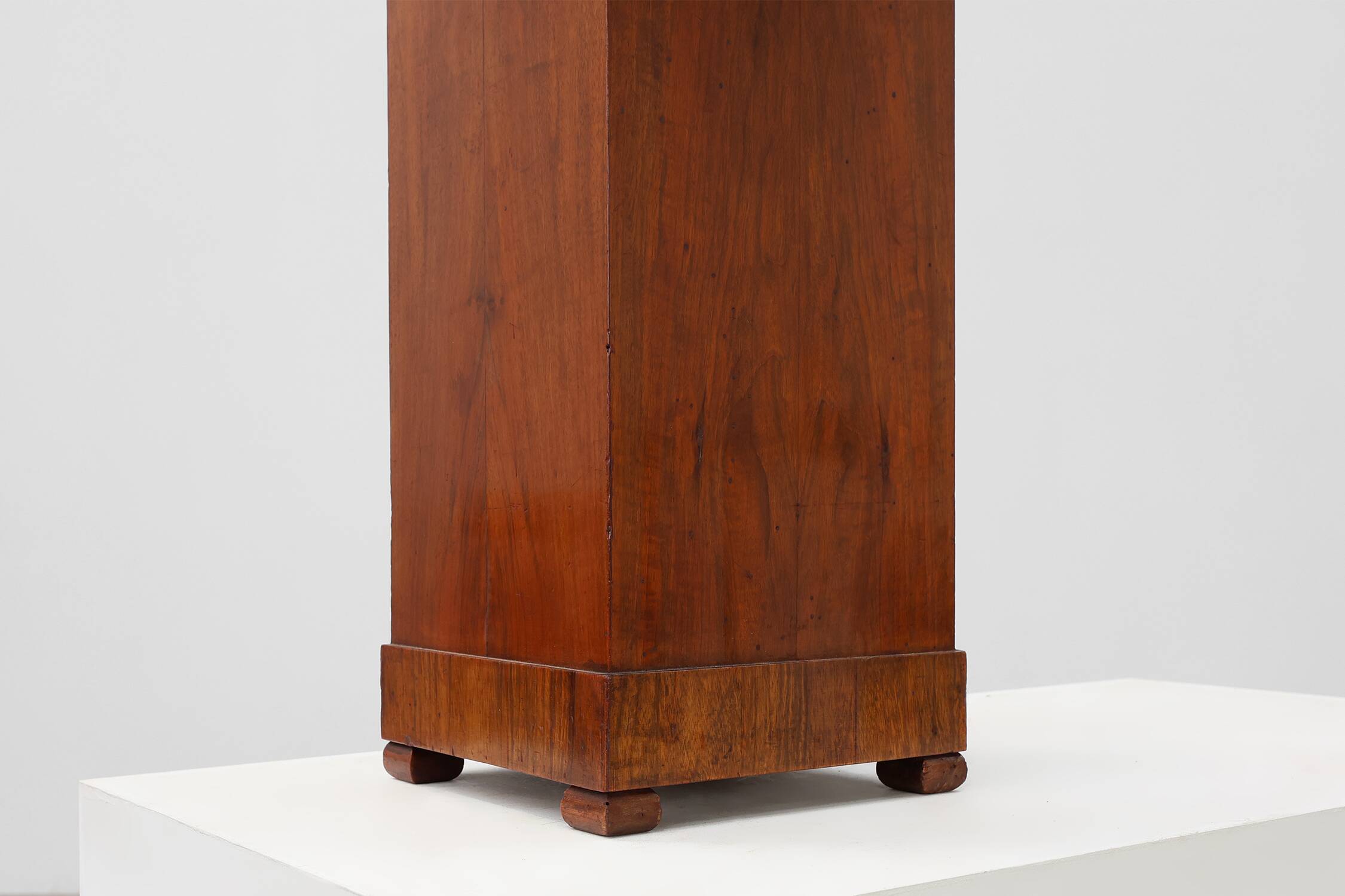 Art Deco wooden umbrella stand, Italy 1920s