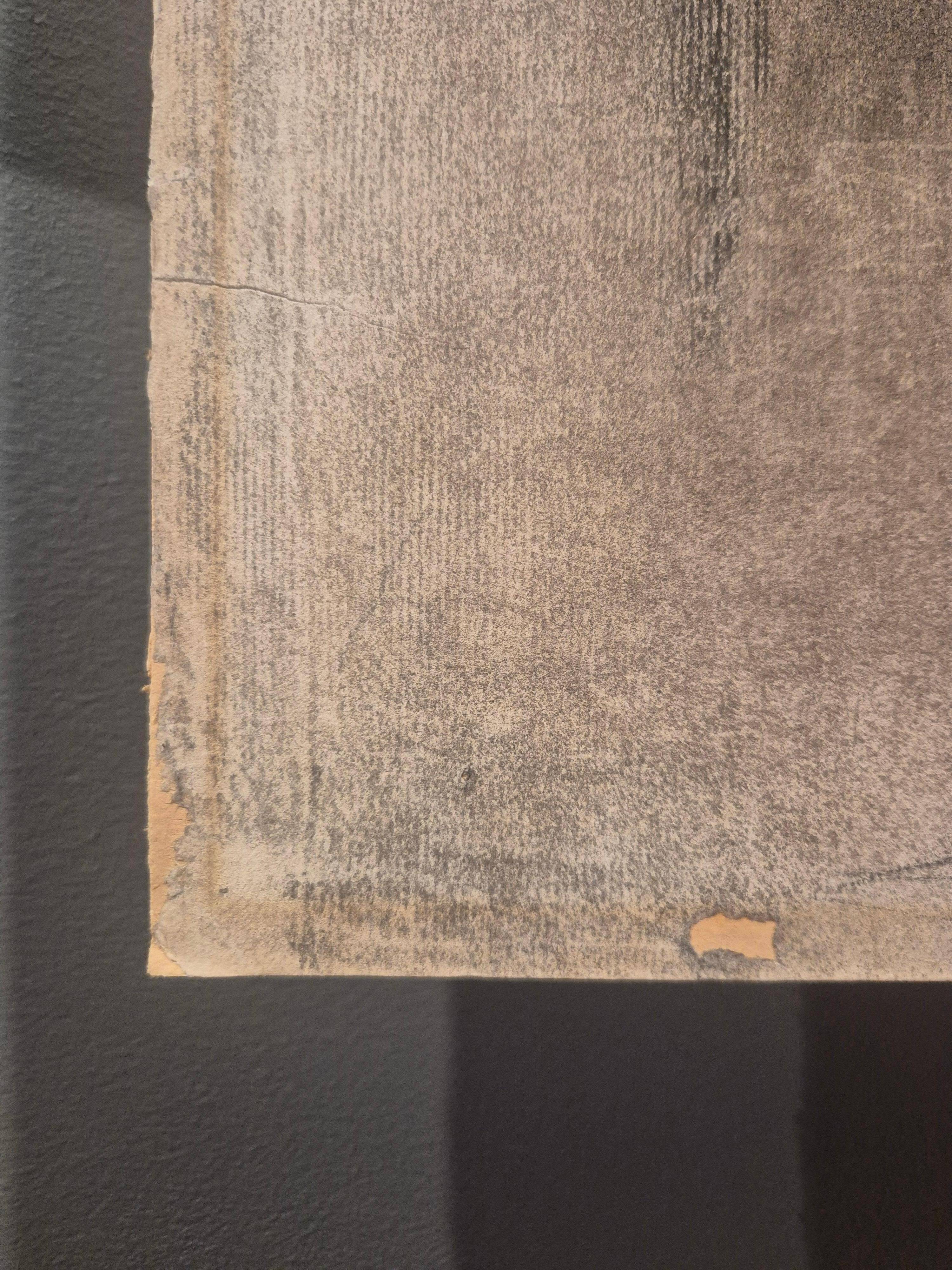 Étude de nu / Dessin au fusain d'Ellen Hägg, signé et daté -(18)94.