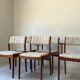 Vintage Danish dining set table and chairs
