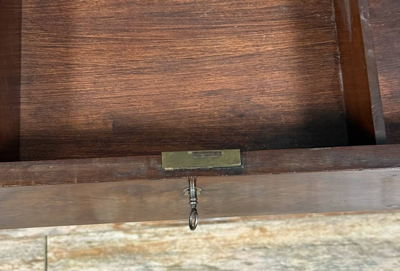 Charles X period mahogany work table circa 1820