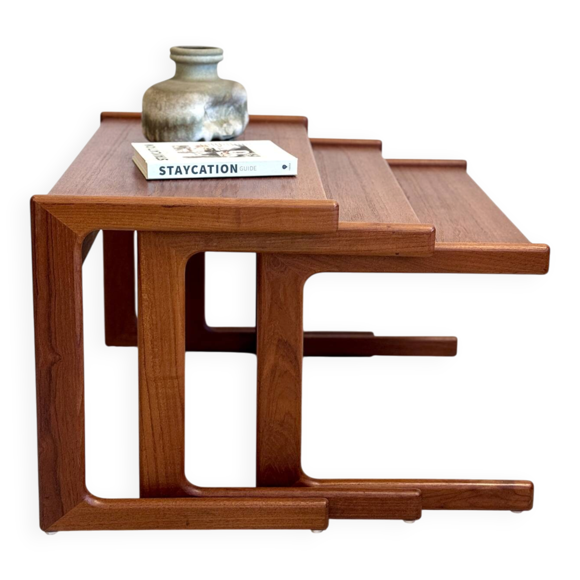 Vintage Danish nesting tables teak