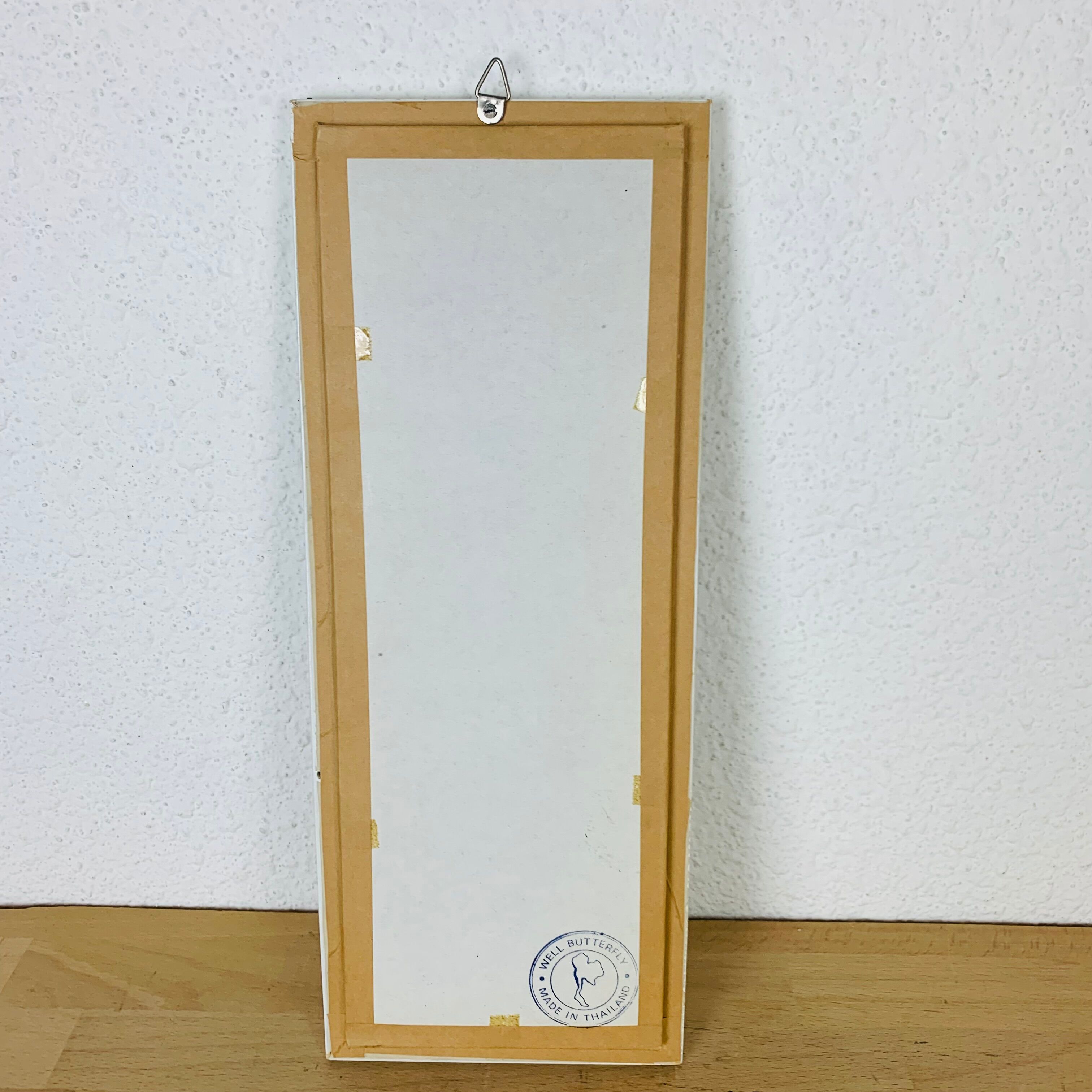 Vintage naturalized butterfly frame 38 x 15 cm