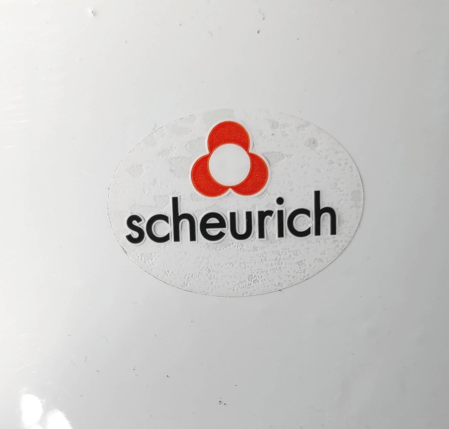 Cache-pot vintage blanc émaillé – Scheurich "Alaska"