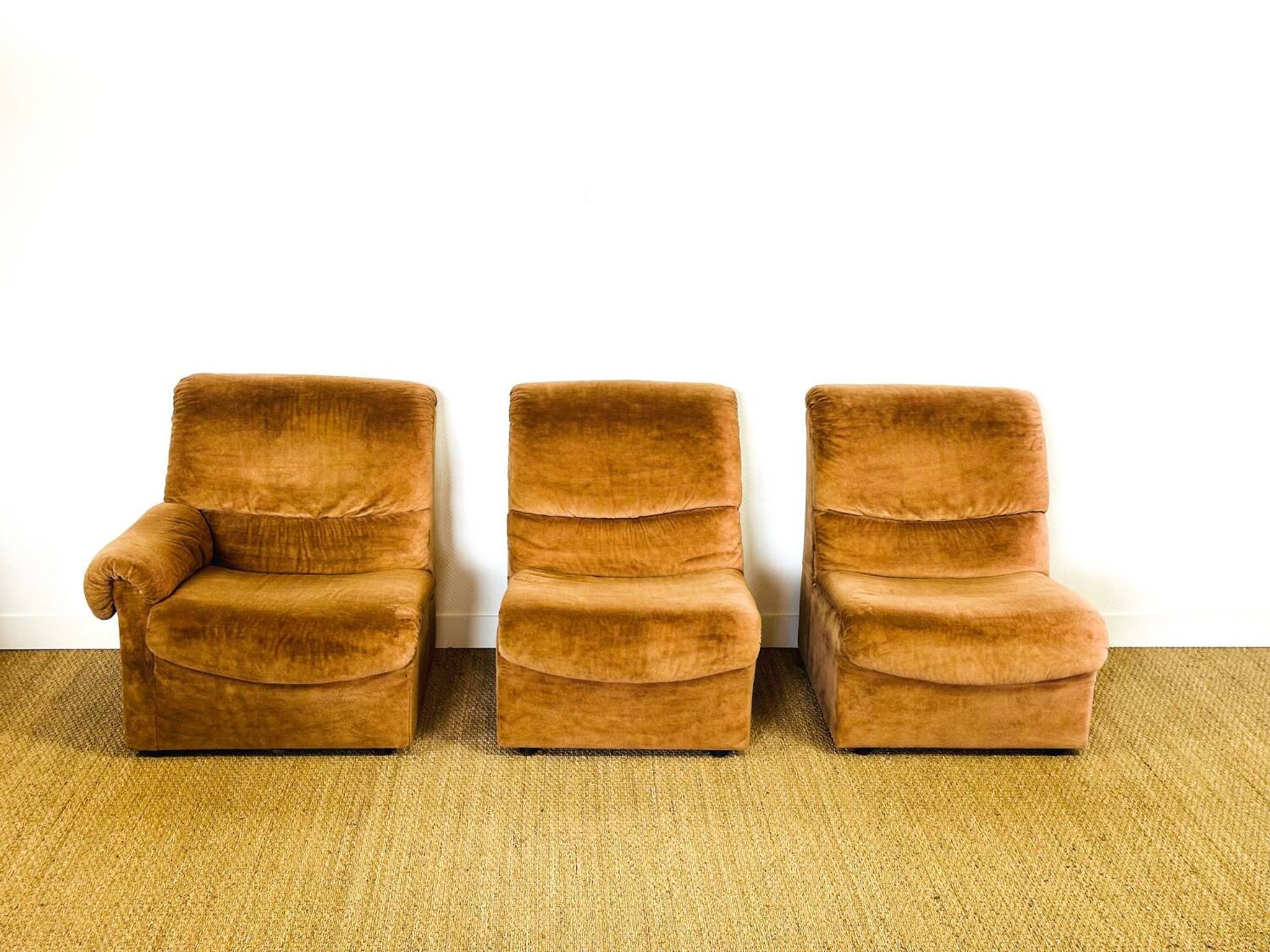 Suites de canapés modulaires vintage 1970
