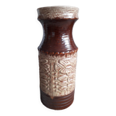 Vase West Germany à décor floral
