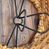 Vintage rattan lampshade