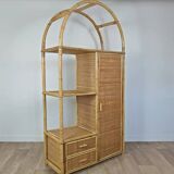 Rattan wardrobe