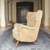 1 Shepherdess Wing flesh 50s 60s Danish armchair