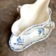 Lunéville sauce boat in blue ironstone, "Tulip" service.