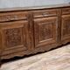 Important Louis XV period sideboard in carved solid oak