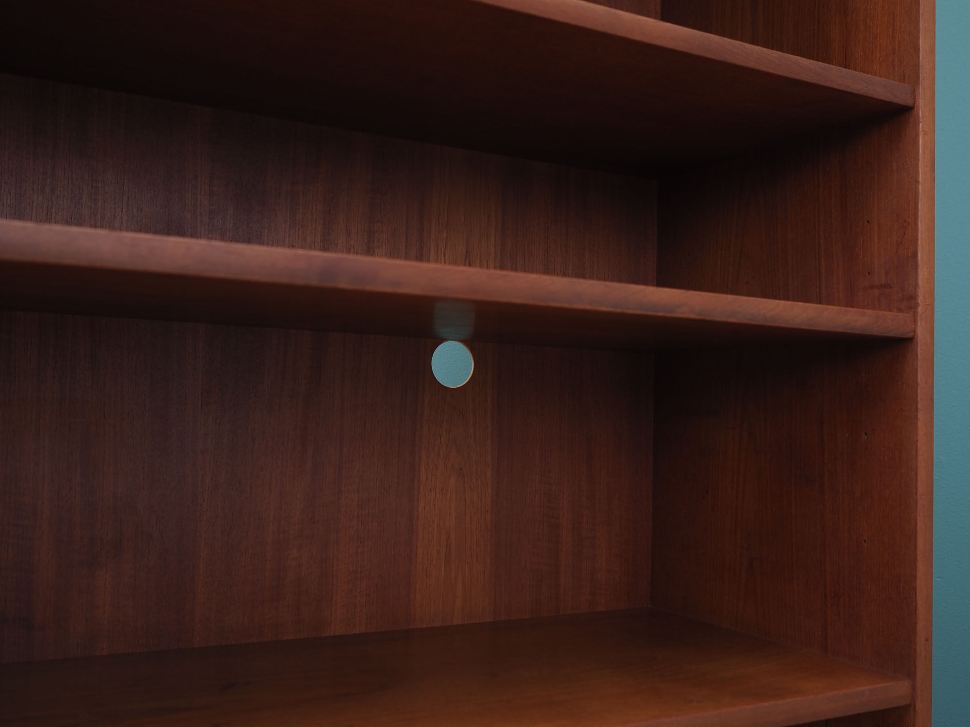 Teak bookcase, Danish design, 1970s, production: Denmark