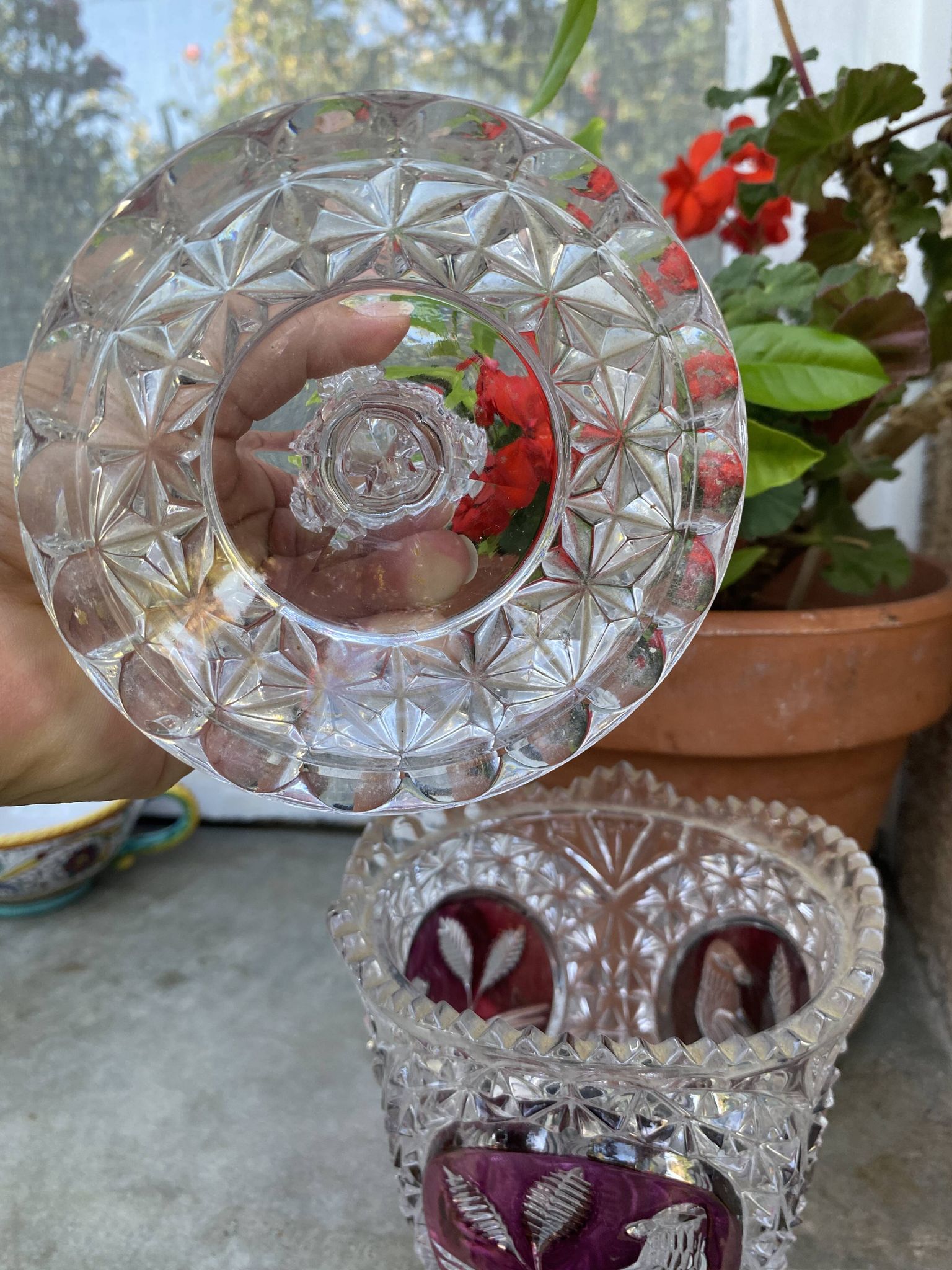 German Crystal Bonbonnière Hofbauer – "Byrdes" Collection (The Ru)