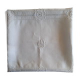 Old linen tablecloth