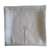 Old linen tablecloth