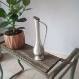 Ewer vase soliflore tin of the manor