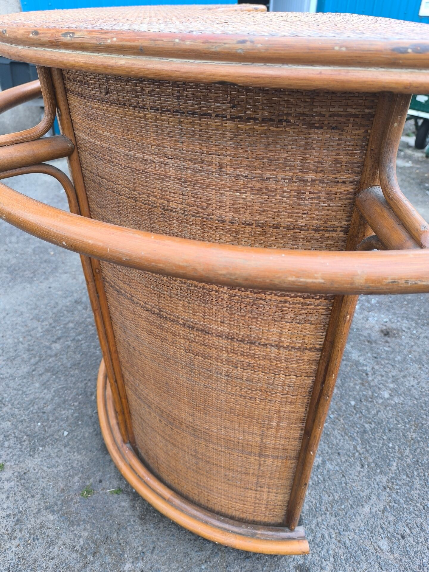 Rattan bar circa 1980