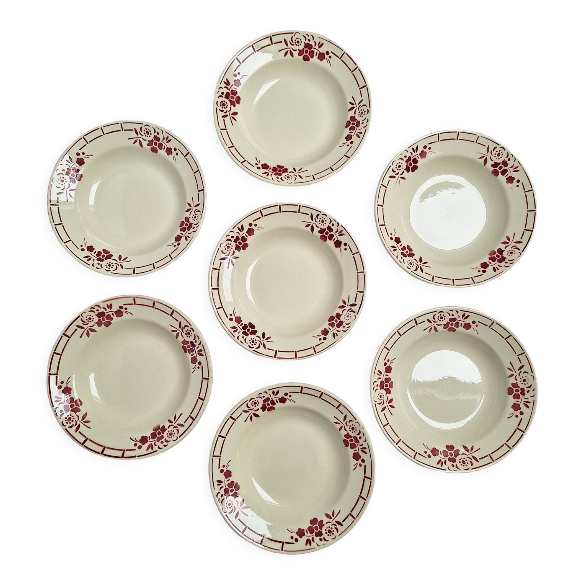 Vintage badonviller plates