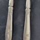 Art Deco silver plated salad servers