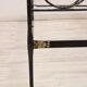 Antique wrought iron double bed, Italy 19th century