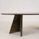 Sculptural Postmodern Marble Coffee Table