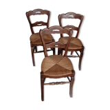 3 chaise bistrot anciennes