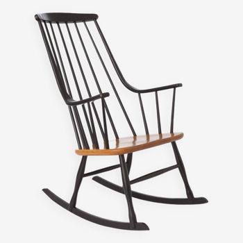 Rocking Chair 1960s by Lena Larsson for Nesto, Sweden